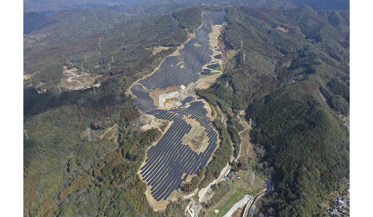 Minamata Solar Power Plant New Installation