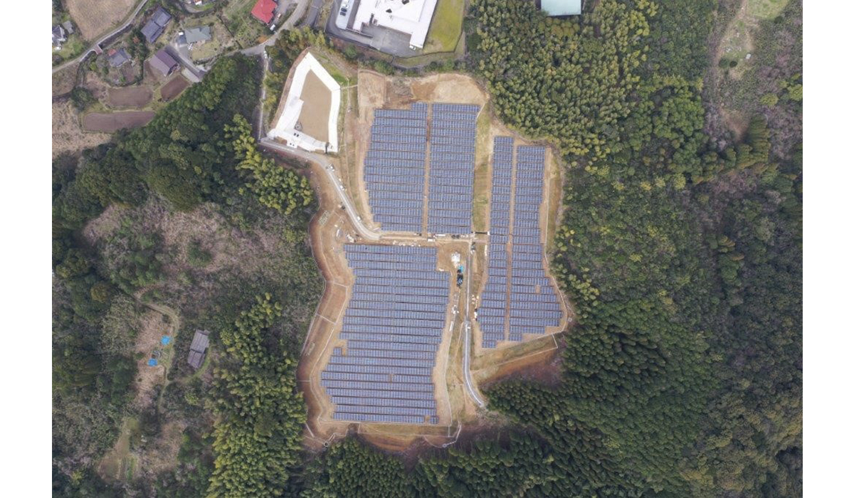 Shimofukumoto-cho Solar Power Plant, Kagoshima City, Kagoshima Prefecture